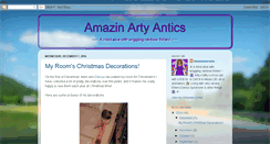 Desktop Screenshot of amazinartyantics.blogspot.com