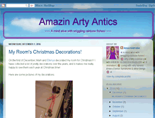 Tablet Screenshot of amazinartyantics.blogspot.com