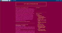 Desktop Screenshot of bellydancerlyvital.blogspot.com