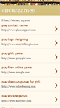 Mobile Screenshot of circusgames-games.blogspot.com