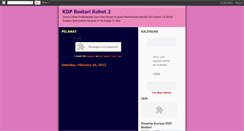 Desktop Screenshot of kdpbestarikohot2.blogspot.com