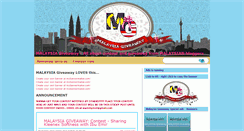 Desktop Screenshot of malaysiagiveaway.blogspot.com