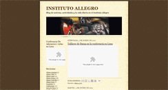 Desktop Screenshot of institutoallegro.blogspot.com