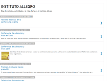 Tablet Screenshot of institutoallegro.blogspot.com