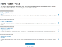 Tablet Screenshot of homefinderfriend.blogspot.com