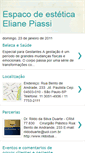 Mobile Screenshot of espacodeestticaelianepiassi.blogspot.com