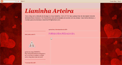 Desktop Screenshot of lianinhaarteira.blogspot.com