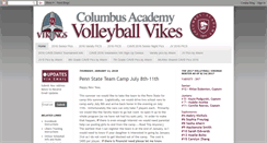 Desktop Screenshot of columbusacademyvolleyball.blogspot.com