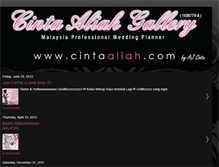 Tablet Screenshot of cintaaliahgallery.blogspot.com