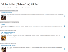 Tablet Screenshot of fiddlerinthekitchen.blogspot.com