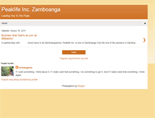 Tablet Screenshot of peaklifezamboanga.blogspot.com