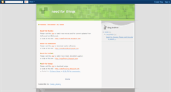 Desktop Screenshot of needforthings.blogspot.com