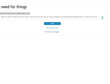 Tablet Screenshot of needforthings.blogspot.com