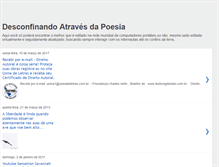 Tablet Screenshot of desconfinandoatravesdapoesia.blogspot.com