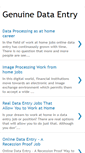 Mobile Screenshot of genuine-dataentry.blogspot.com