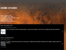 Tablet Screenshot of homestudio-recording.blogspot.com