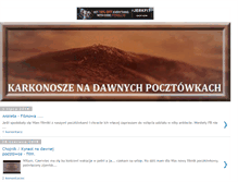 Tablet Screenshot of karkonoszepocztowki.blogspot.com