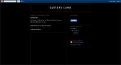 Desktop Screenshot of guitars-land.blogspot.com