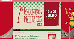 Desktop Screenshot of encontrodepalhacos.blogspot.com