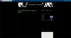 Desktop Screenshot of grunge-sound.blogspot.com