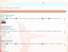 Tablet Screenshot of jobsharingonline.blogspot.com