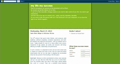 Desktop Screenshot of mylife-mysuccess.blogspot.com