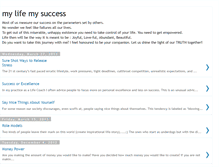 Tablet Screenshot of mylife-mysuccess.blogspot.com