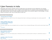 Tablet Screenshot of cyberforensicsindia.blogspot.com