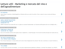 Tablet Screenshot of marketingdelvino-lettureutili.blogspot.com