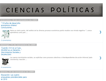 Tablet Screenshot of cienciaspoliticasucen.blogspot.com