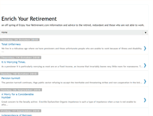 Tablet Screenshot of enriched-retirement.blogspot.com