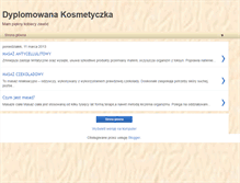 Tablet Screenshot of kosmetyczka-arnika.blogspot.com
