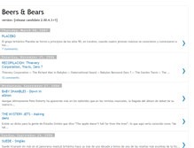 Tablet Screenshot of beersandbears.blogspot.com