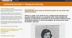 Desktop Screenshot of comunicacionytrabajosocial.blogspot.com