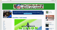 Desktop Screenshot of nflwallpapers.blogspot.com