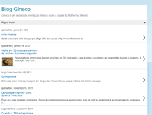 Tablet Screenshot of gineco.blogspot.com