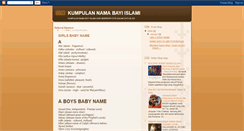 Desktop Screenshot of brawijaya154-kumpulannamabayiislami.blogspot.com