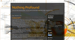 Desktop Screenshot of notprofound.blogspot.com