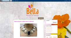 Desktop Screenshot of bellabeautyfashion.blogspot.com