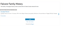 Tablet Screenshot of falconefamhistory.blogspot.com