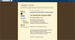 Desktop Screenshot of americaagainnow.blogspot.com