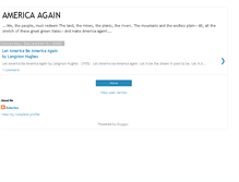 Tablet Screenshot of americaagainnow.blogspot.com