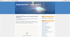 Desktop Screenshot of ciecie-laserowe.blogspot.com