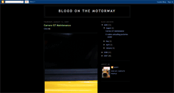 Desktop Screenshot of bloodonthemotorway.blogspot.com