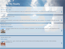 Tablet Screenshot of imagine-my-reality.blogspot.com