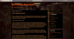 Desktop Screenshot of kamikazekumquat.blogspot.com