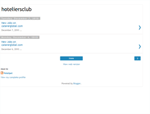 Tablet Screenshot of hoteliersclub.blogspot.com