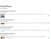Tablet Screenshot of dreameffectz.blogspot.com