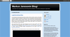 Desktop Screenshot of markusjansson.blogspot.com
