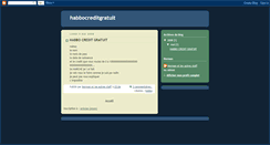 Desktop Screenshot of habbocreditgratuitnoarnak.blogspot.com